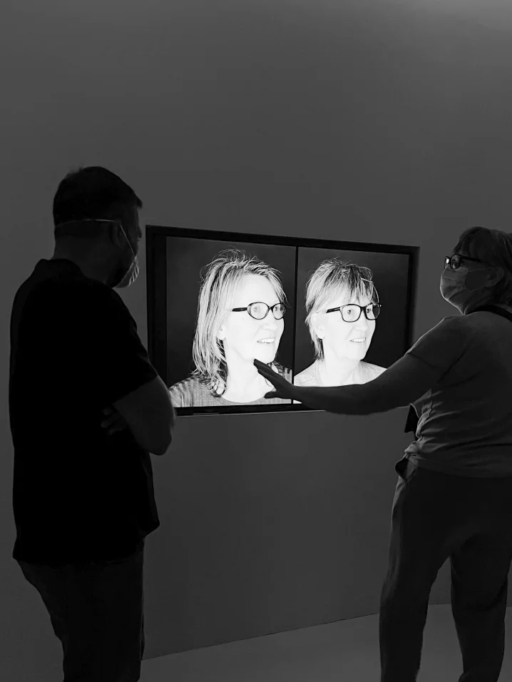 Dr Nilesh Amin working with his staff